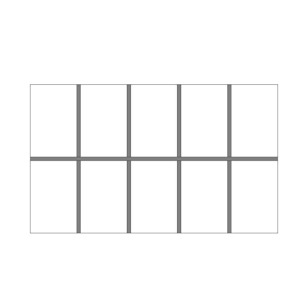 Grid Two by Five